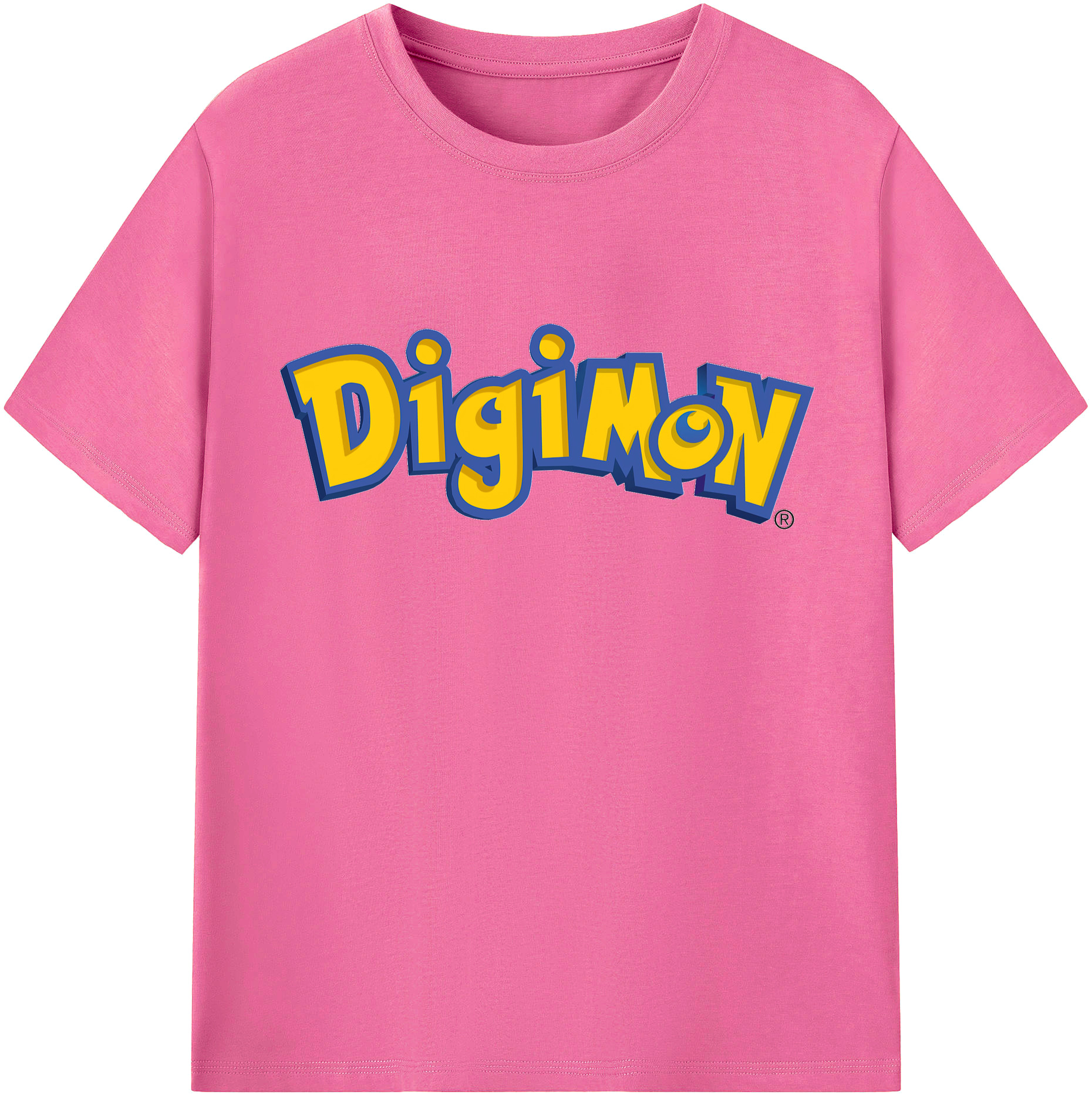 （画像用） Digimon デジタルモンスター/デジモン レディースカジュアルプリントTシャツ（綿100％）